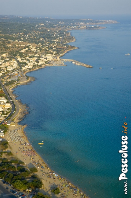 Foto aerea spiaggia