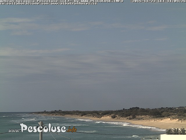 Webcam Spiaggia di Pescoluse